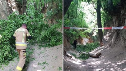 Konar spadł na dzieci. Są ranni, lądował śmigłowiec LPR