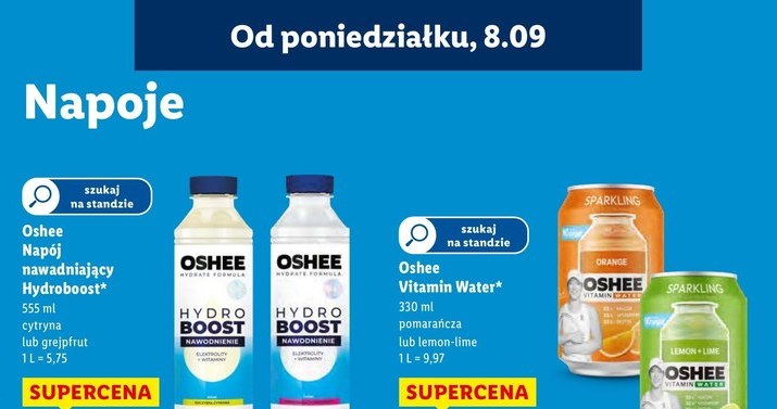 Koncentraty Oshee w Lidlu /Lidl /INTERIA.PL