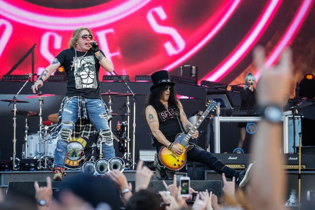 Koncert Guns N' Roses. Zdjęcie archiwalne, Francja 2018 /	Moritz Thibaud/ABACA /PAP/EPA