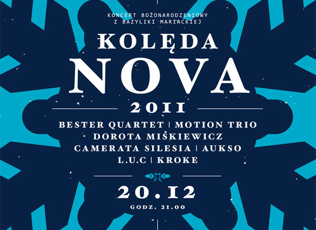 Koncert Kolęda Nova - 20 grudnia w Krakowie &nbsp; /materiały prasowe