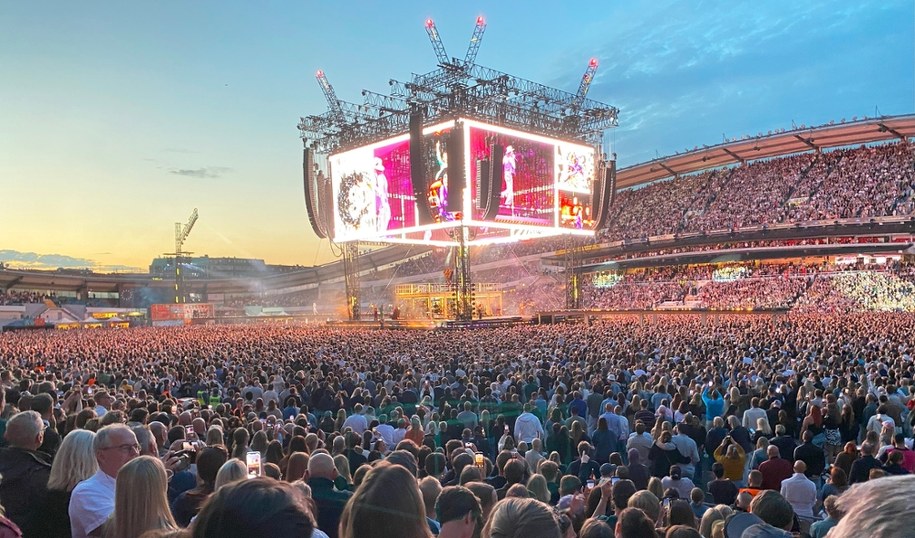 Koncert na stadionie Ullevi /Fot. Olof Lönnehed /Materiały prasowe
