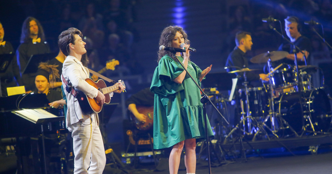 Koncert "Razem z Ukrainą", Natalia Kukulska i Tomasz Ziętek /Podlewski /AKPA