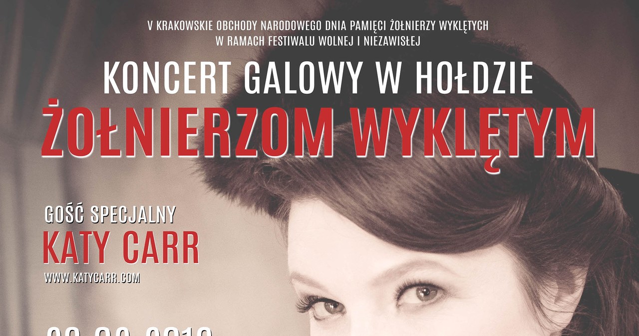 Koncert "W Hołdzie Żołnierzom Wyklętym" 28 lutego 2016 r. w Krakowie /materiały prasowe