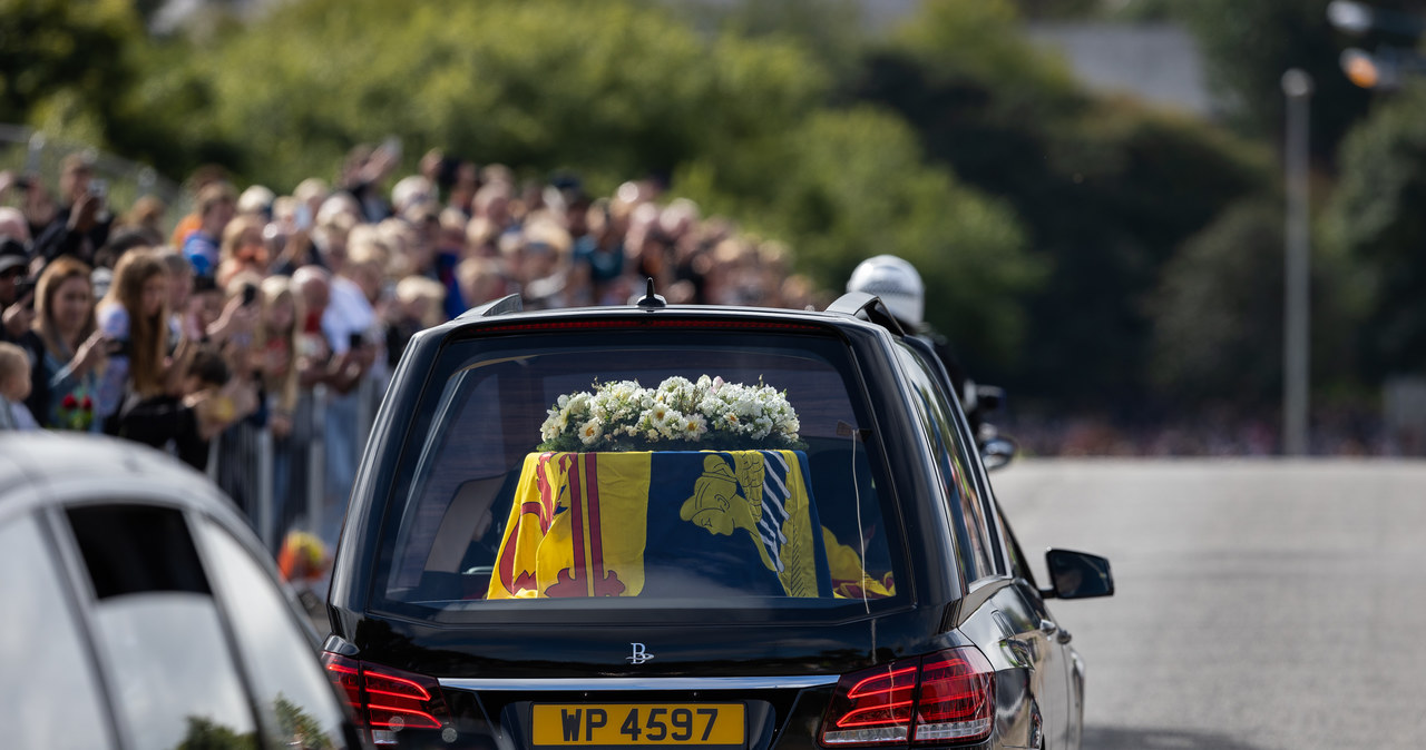 Kondukt pogrzebowy królowej Elżbiety II /Getty Images