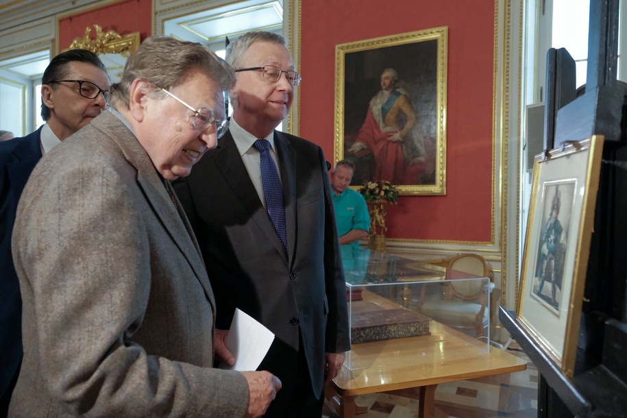 Konferencja dotycząca przekazania dzieł sztuki ze zbiorów Fundacji Ciechanowieckich na rzecz Zamku Królewskiego w Warszawie /Mateusz Marek /PAP