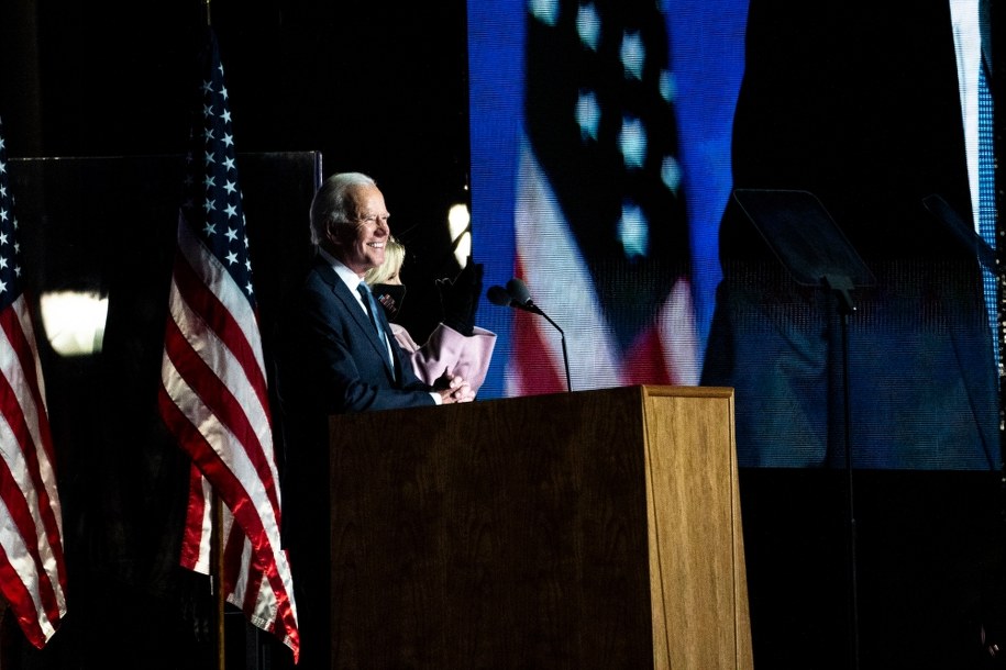 Konferencja Joe Bidena /SARAH SILBIGER / POOL /PAP/EPA