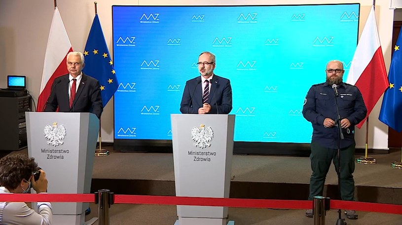 Konferencja ministra zdrowia po podpisaniu porozumienia z ratownikami medycznymi /Polsat News /Polsat News