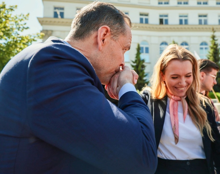 Konferencja prasowa kandydata na prezydenta Karola Nawrockiego /Anita Walczewska /East News