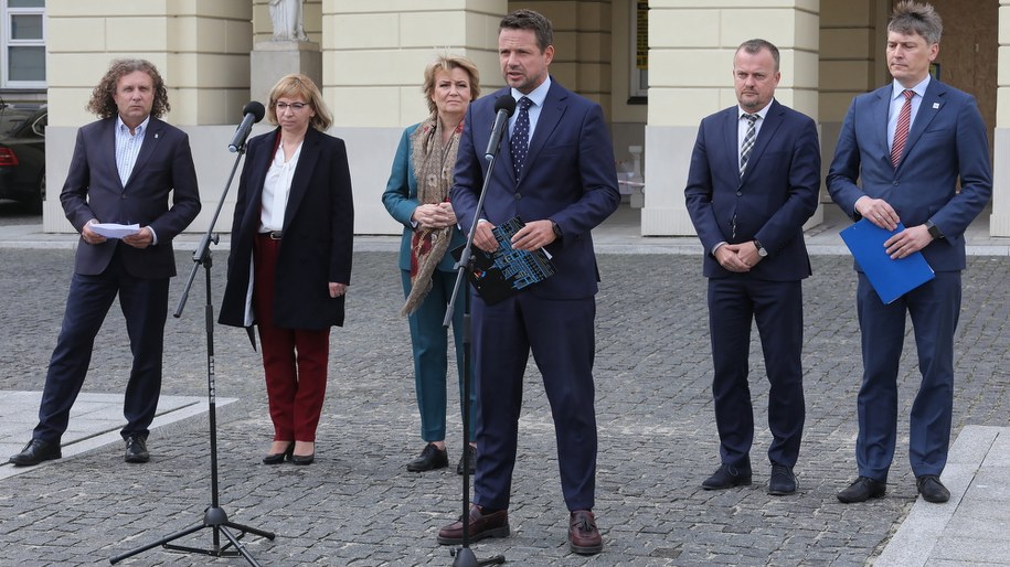 Konferencja prasowa samorządowców w Warszawie / 	Paweł Supernak   /PAP