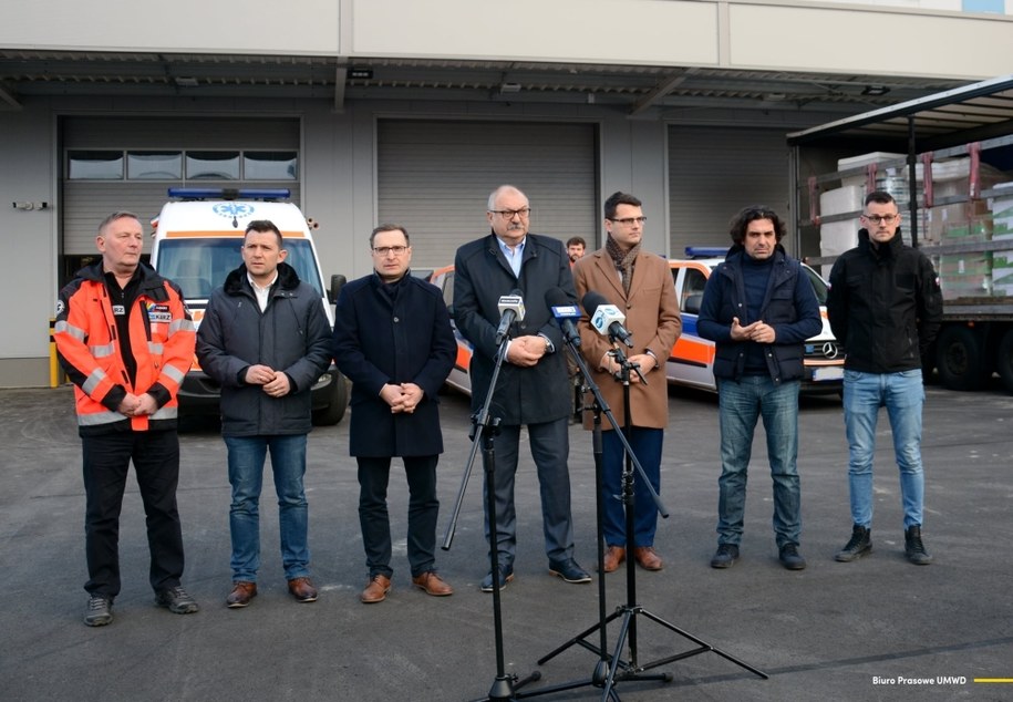 Konferencja prasowa samorządu województwa dolnośląskiego /Urząd Marszałkowski Województwa Dolnośląskiego /Facebook