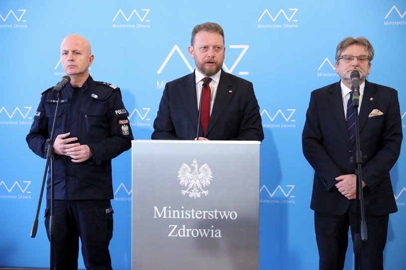 Konferencja prasowa w Ministerstwie Zdrowia w Warszawie / 	Leszek Szymański    /PAP