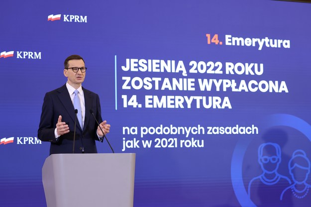 Konferencja szefa rządu Mateusza Morawieckiego / 	Leszek Szymański    /PAP
