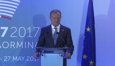 Konferencja Tuska i Junckera na szczycie G7