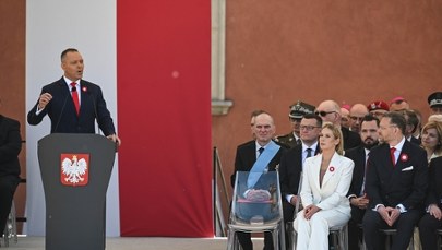 "Konflikt poszedł za daleko". Nawrocki na obchodach Święta Narodowego Trzeciego Maja 