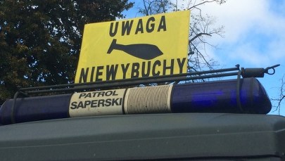 Koniec akcji saperów w Głogowie. Wywieziono 250-kilogramową bombę