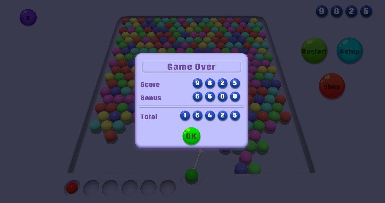 Koniec gry online za darmo Kulki 3D /Click.pl