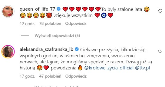 Koniec "Królowych życia" /@Królowe Życia - program TTV /Instagram