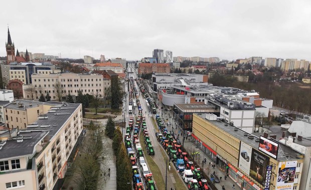 Koniec protestu. Rolnicy odblokowali centrum Olsztyna