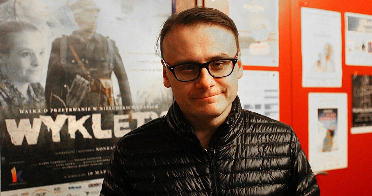 Konrad Łęcki na premierze swojego filmu "Wyklęty" /Grzegorz Galasinski/DZIENNIK LODZKI/Polska Press/East News /East News