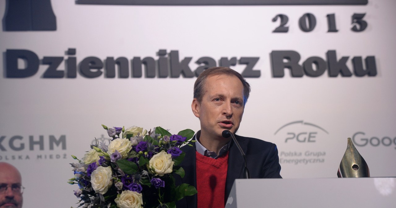 Konrad Piasecki z RMF FM Dziennikarzem Roku 2015