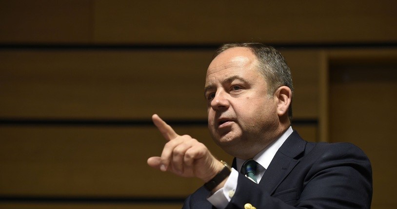 Konrad Szymański, minister do spraw Unii Europejskiej /JOHN THYS / AFP /East News