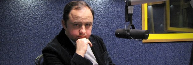 Konrad Szymański w warszawskim studiu RMF FM /Michał Dukaczewski /RMF FM