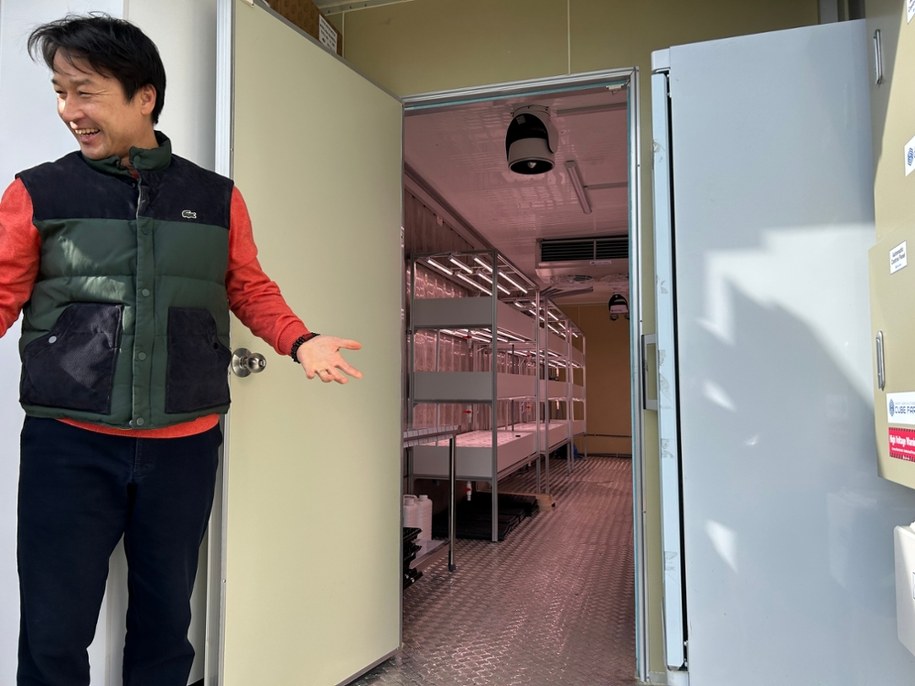 Kontener do uprawy hydroponicznej /Piotr Bułakowski /RMF24