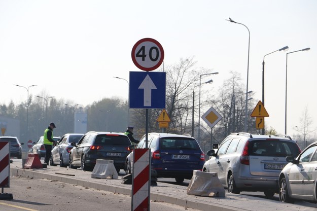 Kontrola trzeźwości kierowców w ramach akcji "Znicz"  w Katowicach /Józef Polewka /RMF FM
