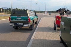 Kontrole na granicy z Litwą. Zdjęcia