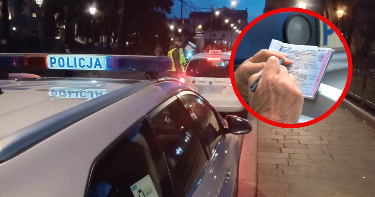 Kontrole Taxi w Krakowie. Co druga zakończona mandatem /Policja