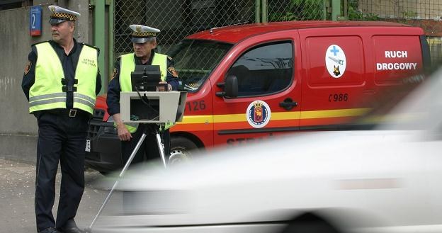 Kontrolowanie prędkości to ulubione zajęcie strażników / fot. Stefan Maszewski /Reporter