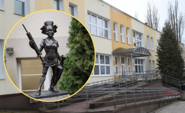 Kontrowersyjna rzeźba przed szpitalem. Pielęgniarki żądają jej usunięcia