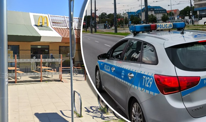 Kontrterroryści w McDonalds's. Ktoś zostawił podejrzany przedmiot