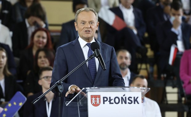 Konwencja Krajowa Platformy Obywatelskiej. Tusk apeluje do Kaczyńskiego ws. obecności Polski w UE