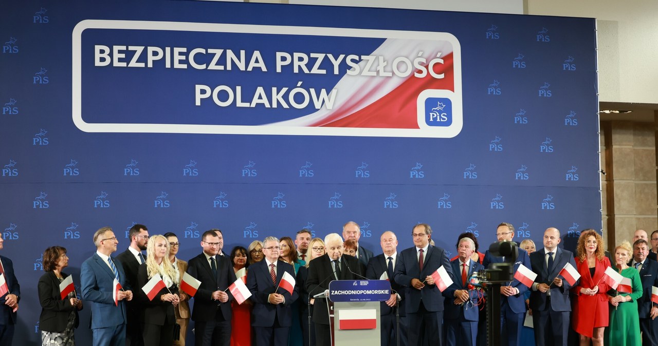 Konwencja wojewódzka PiS w Szczecinie z udziałem Jarosława Kaczyńskiego /Fot Sebastian Nowik/REPORTER /East News