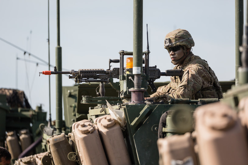 Konwój armii amerykańskiej w drodze do państw bałtyckich (zdjęcie ilustracyjne) /AFP