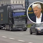 Konwój ciężarówek i Hubert Urbański. To promocja Milionerów w Polsacie
