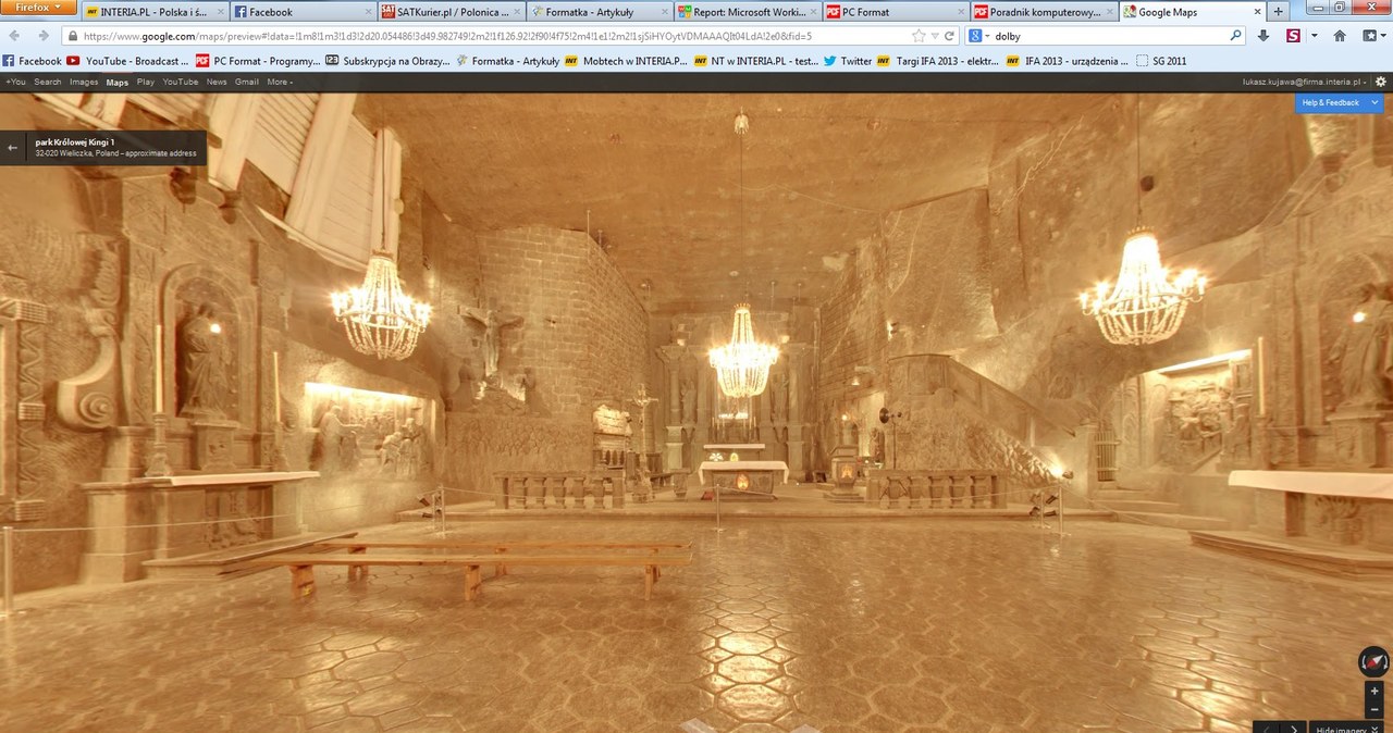 Kopalnie w Wieliczce można teraz zwiedzić dzięki Google Street View /materiały prasowe