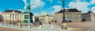 Kopenhaga, plac Zamkowy i zamek Amalienborg /Encyklopedia Internautica