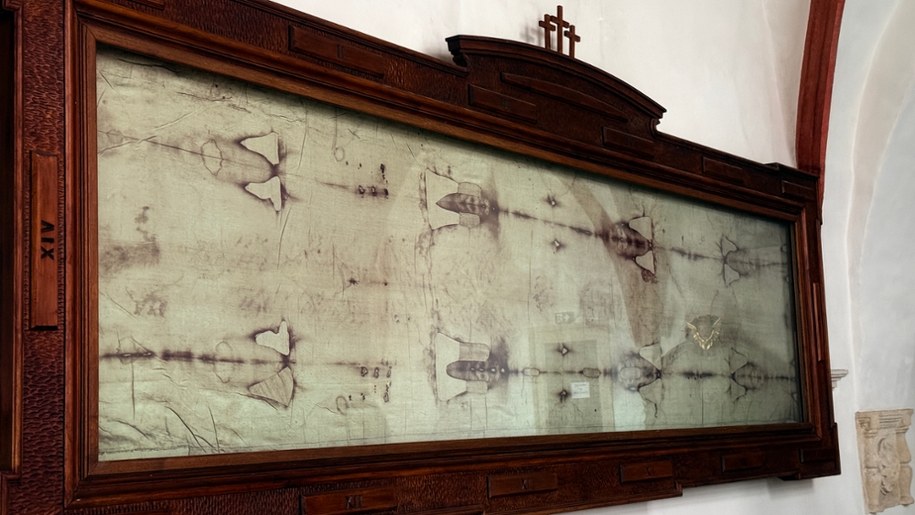 Kopia Całunu Turyńskiego /Jacek Skóra /RMF FM