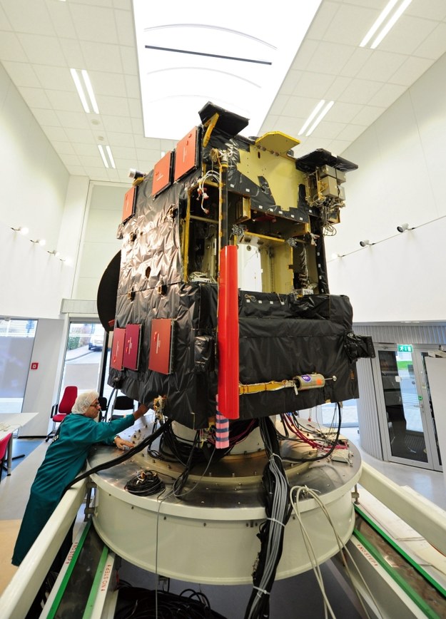 Kopia sondy Rosetta przygotowana przez ESA. Zdjęcie z 20 stycznia 2014 roku /Daniel Reinhardt    /PAP/EPA