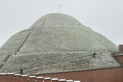 Kopiec Kościuszki w zimowej odsłonie 