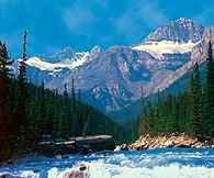 Kordyliery, Park Narodowy Banff, Mistaya River /Encyklopedia Internautica