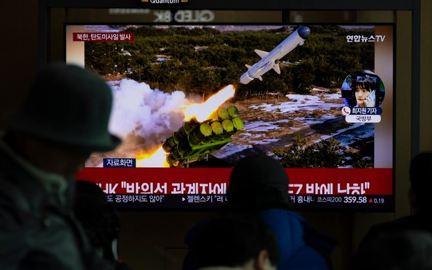 Korea Północna przeprowadziła test rakiety balistycznej /JEON HEON-KYUN /PAP/EPA