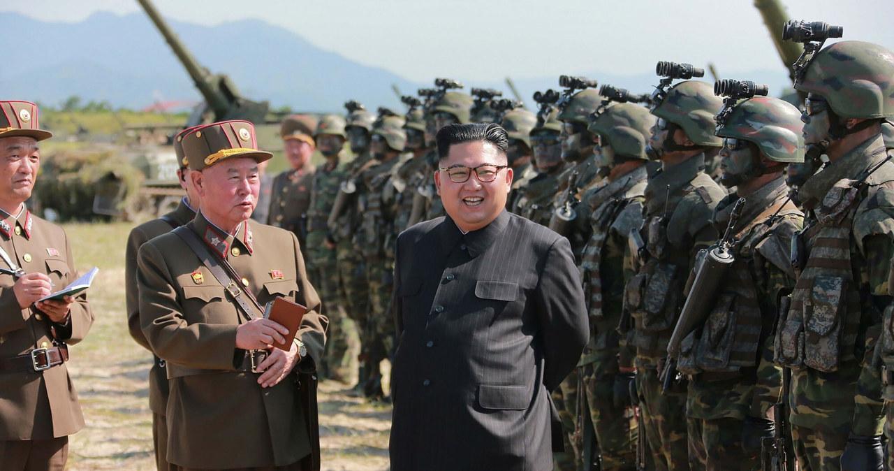 Korea Północna szuka pieniędzy w kradzieży kryptowalut. /AFP PHOTO / KCNA VIA KNS /East News
