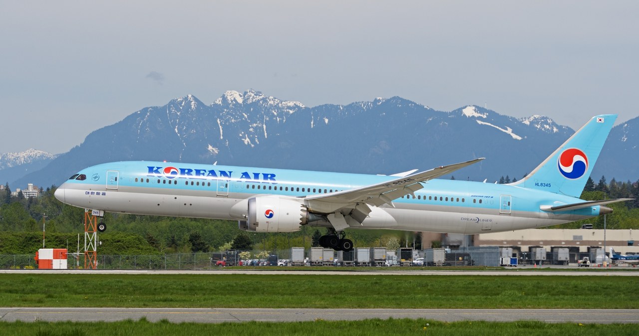 Korean Air ma pozwolenie na loty z Polski. /Bayne Stanley / Zuma Press / Forum /Agencja FORUM