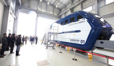Koreański pociąg Hyper-Tube osiągnął prędkość ponad 1000 km/h