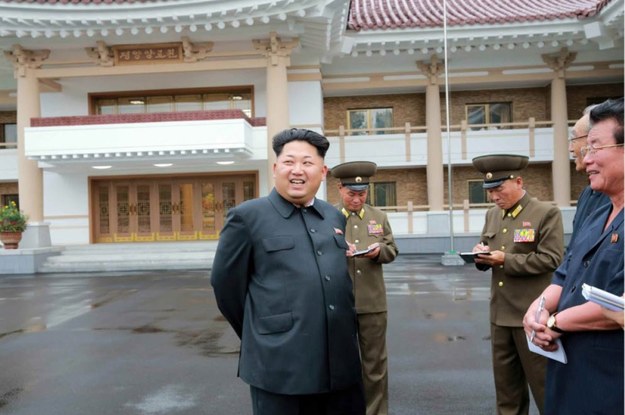 Koreański przywódca Kim Dzong Un /YONHAP / Rodong Sinmun   /PAP/EPA