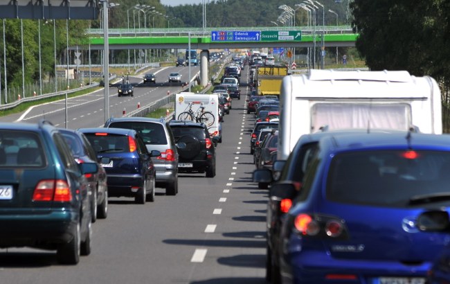 Korek na S3 /Marcin Bielecki /PAP