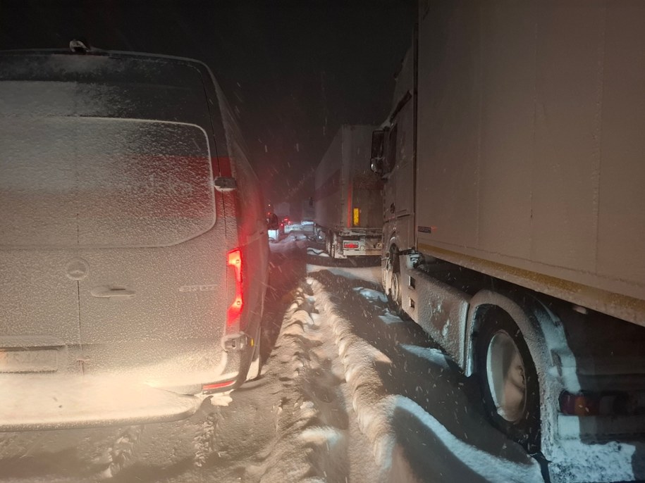 Korek na S7 w pobliżu Mławy /Gorąca Linia RMF FM